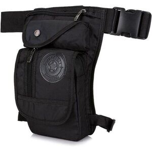 Nylon Drop Leg Bag Hiking Waist Pack for Men Women Tactical Motorcycle Bag
